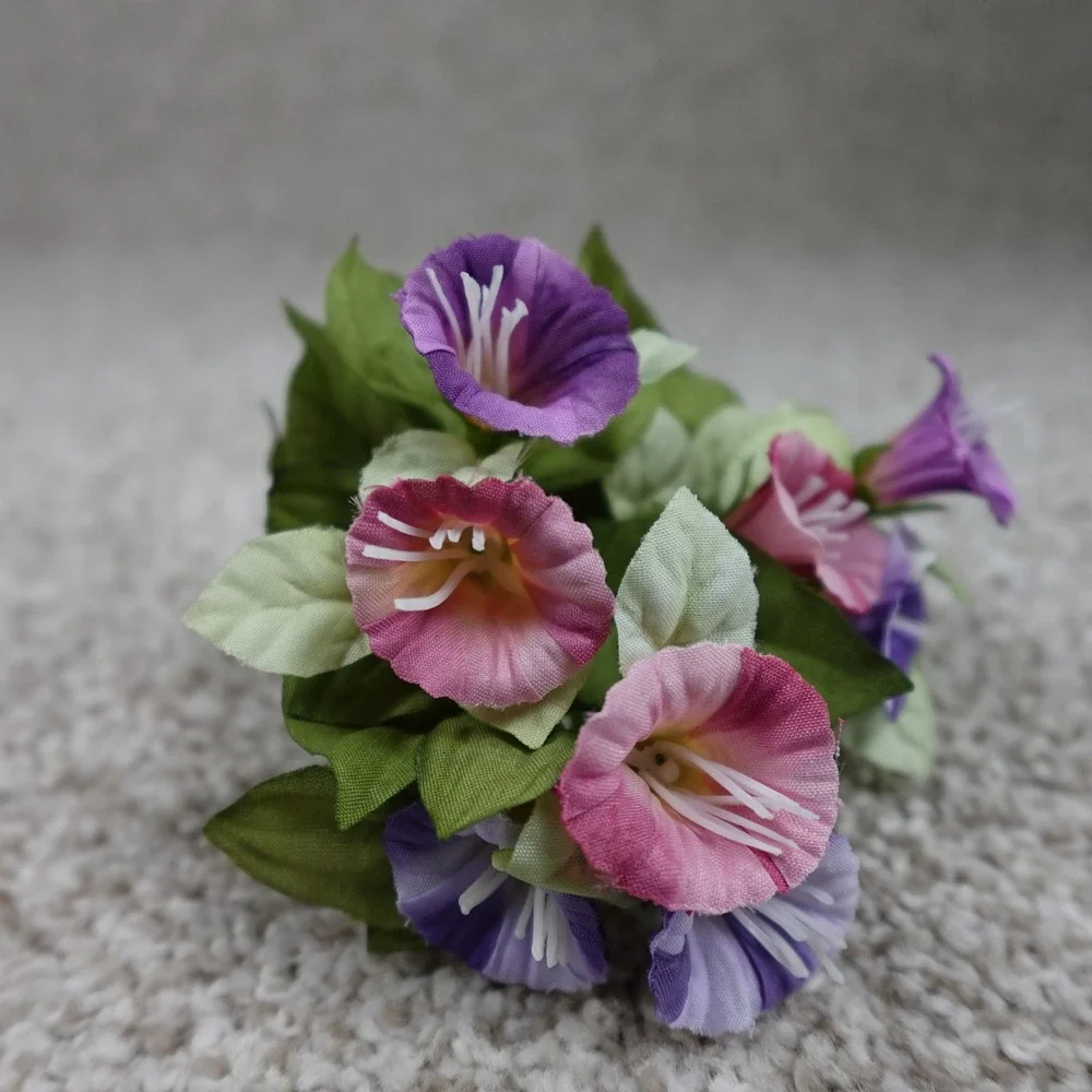 Longaberger 2006 Collectors Club May Series Mini Morning Glory Basket Set Box